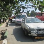 تصادف خودرو سمند با کارگر زحمت کش شهرداری حین انجام وظیفه