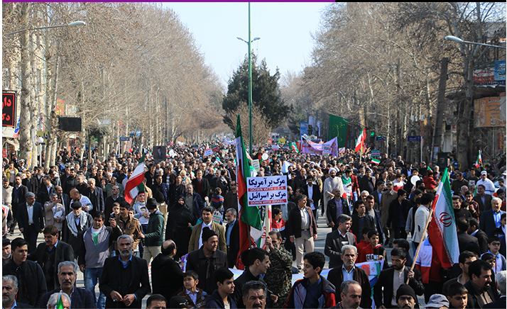 گزارش تصویری از راهپیمایی ۲۲بهمن ۱۳۹۶ در شهرستان شهریار