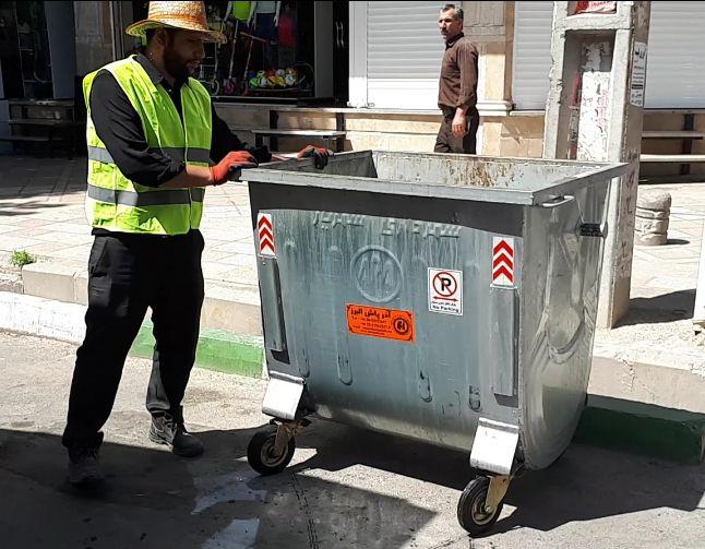 تعویض باکس های زباله فرسوده سطح شهر به همت شهرداری شهریار
