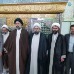 آئین غبار روبی حرم حضرت اسماعیل بن موسی ابن جعفر(ع) توسط مسئولین شهرستان شهریار