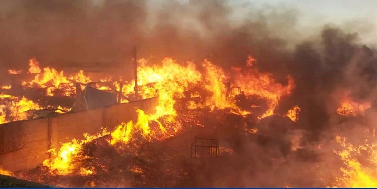 انفجار یک کارخانه غیرمجاز تینر در ملارد