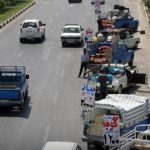 ساماندهی وانت بارهای دست فروش در معابر شهریار
